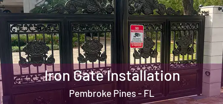  Iron Gate Installation Pembroke Pines - FL
